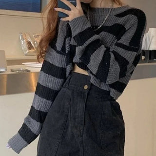 Y2K Cropped Sweater