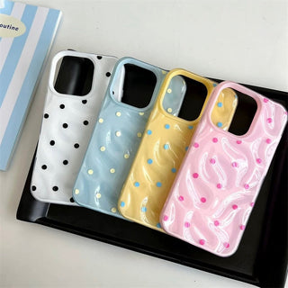 Glossy Polka Dot iPhone Case