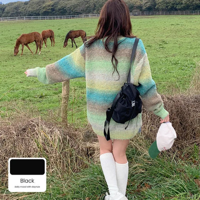 Nylon buckle backpack (4 colors)
