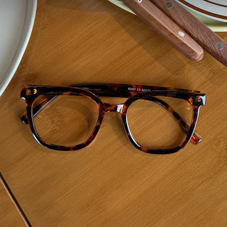 Daily thick-frame glasses (2 colors)