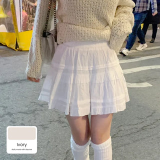 Frilled tiered skirt (2 colors)