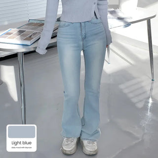Spun Wash Bootcut Light Denim Pants