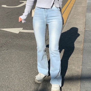Spun Wash Bootcut Light Denim Pants