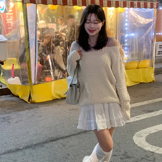 Frilled tiered skirt (2 colors)