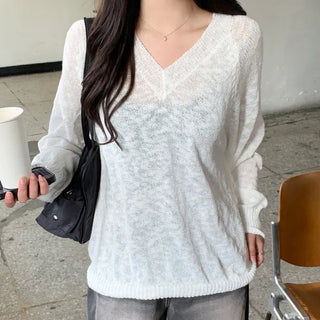 V-neck knit (5 colors)