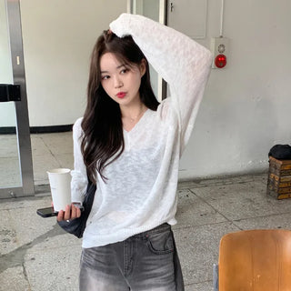 V-neck knit (5 colors)