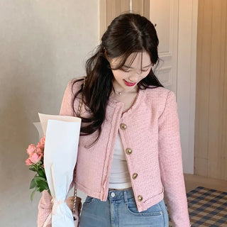 French tweed jacket (6 colors)