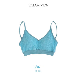 Terry Bikini Swimsuit Top