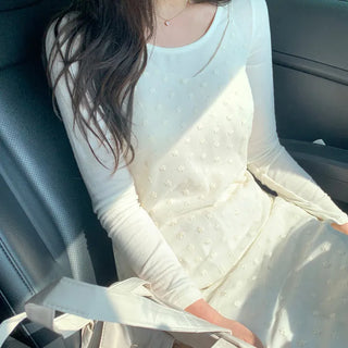 V-neck layered strap dress