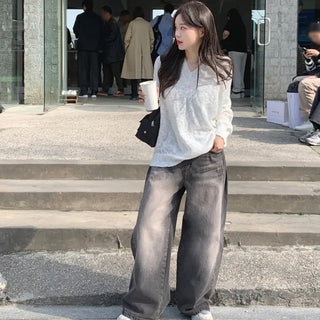 V-neck knit (5 colors)