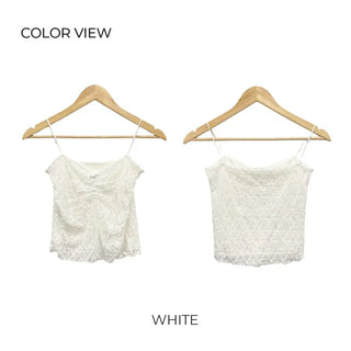 Lace sleeveless top (2 colors)