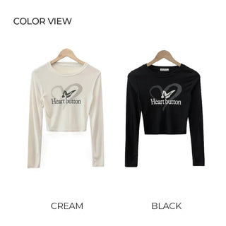Love Slim Cropped T-Shirt (2 colors)