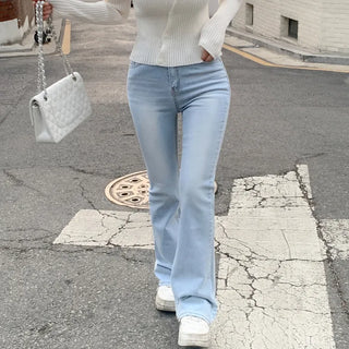 Spun Wash Bootcut Light Denim Pants