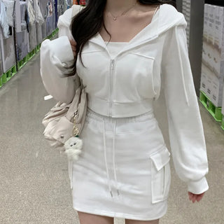Pile Cropped Hoodie (7 colors)