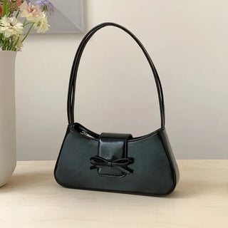 Ballet Core Ribbon Baguette Shoulder Bag