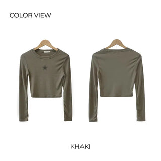 Star Slim Cropped T-Shirt (3 colors)