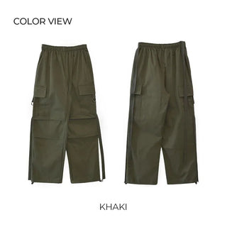 Cotton strap cargo pants (5 colors)