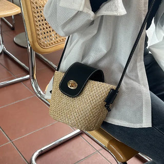 Medium Buckle Flap Mini Crossbody Bag (2 colors)