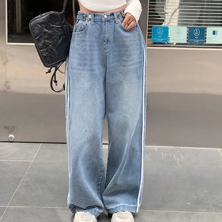 2-Way Line Wide Denim Pants (2 colors)