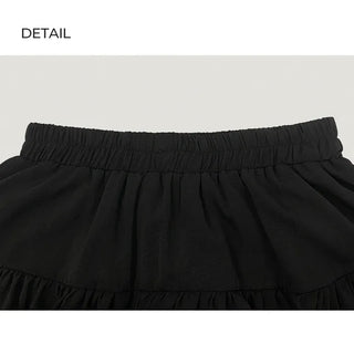 Tiered flared skirt (2 colors)