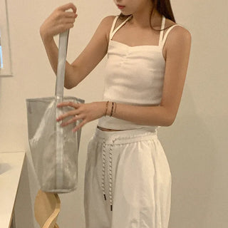 Mesh shoulder bag