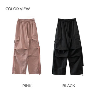 Cotton strap cargo pants (5 colors)