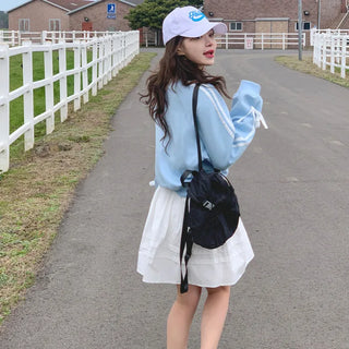 Nylon buckle backpack (4 colors)