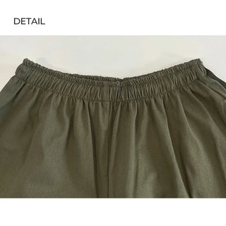 Cotton strap cargo pants (5 colors)