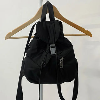 Nylon buckle backpack (4 colors)