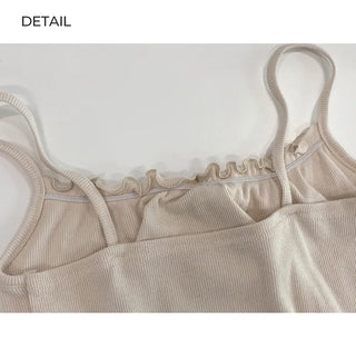 Lace Ribbon Sleeveless Top (3 colors)