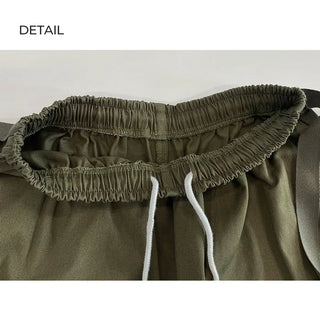 Cotton strap cargo pants (5 colors)