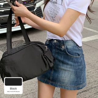 Buckle pocket shoulder bag (4 colors)