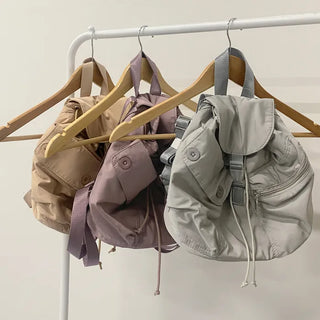Nylon buckle backpack (4 colors)