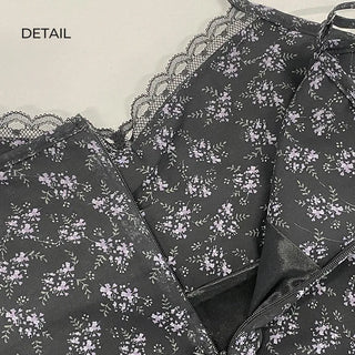 Flower Shirred Dress (2 colors)