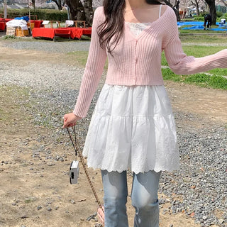 V-neck cardigan (7 colors)