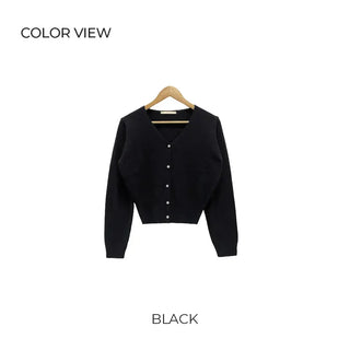 V-neck knit cardigan (8 colors)