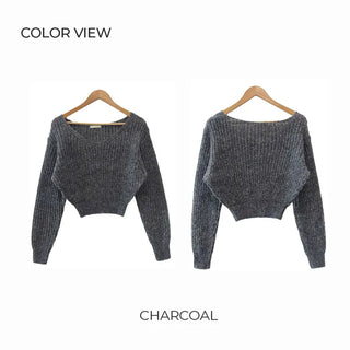 Soft V-neck knit (6 colors)