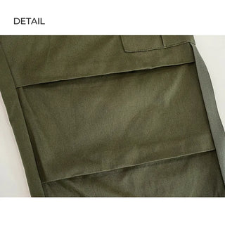 Cotton strap cargo pants (5 colors)