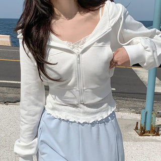 Pile Cropped Hoodie (7 colors)