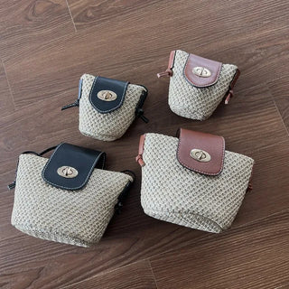 Medium Buckle Flap Mini Crossbody Bag (2 colors)