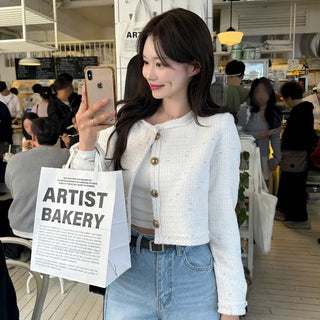 French tweed jacket (6 colors)