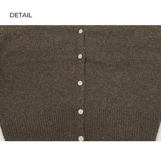 V-neck knit cardigan (8 colors)
