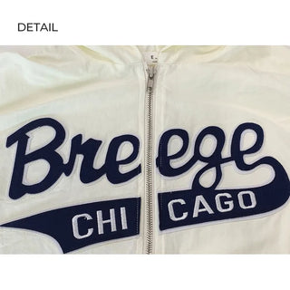 Nylon cropped hoodie (4 colors)