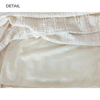 [Lined] Lace Long Skirt (3 colors)