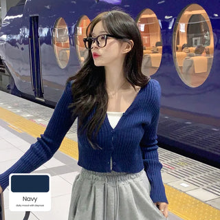 V-neck cardigan (7 colors)