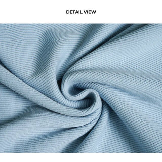 Ribbed Basic Round Sleeveless