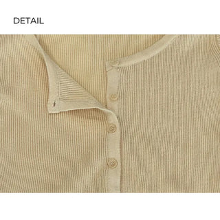 Shoulder ribbon cardigan (4 colors)