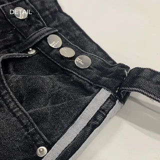 2-Way Line Wide Denim Pants (2 colors)