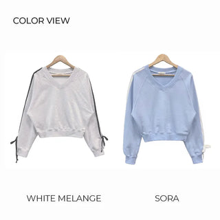 Ribbon-line sweatshirt (5 colors)