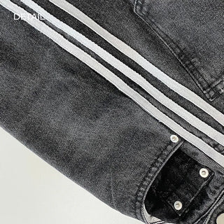 2-Way Line Wide Denim Pants (2 colors)